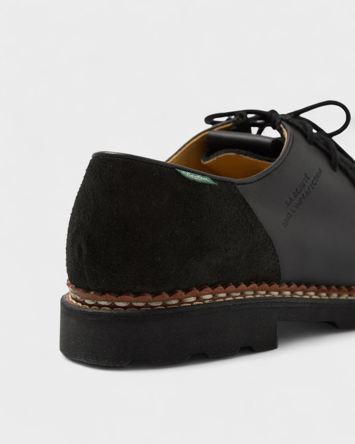 Paraboot x Universal Works Michael in Black Leather/Suede
