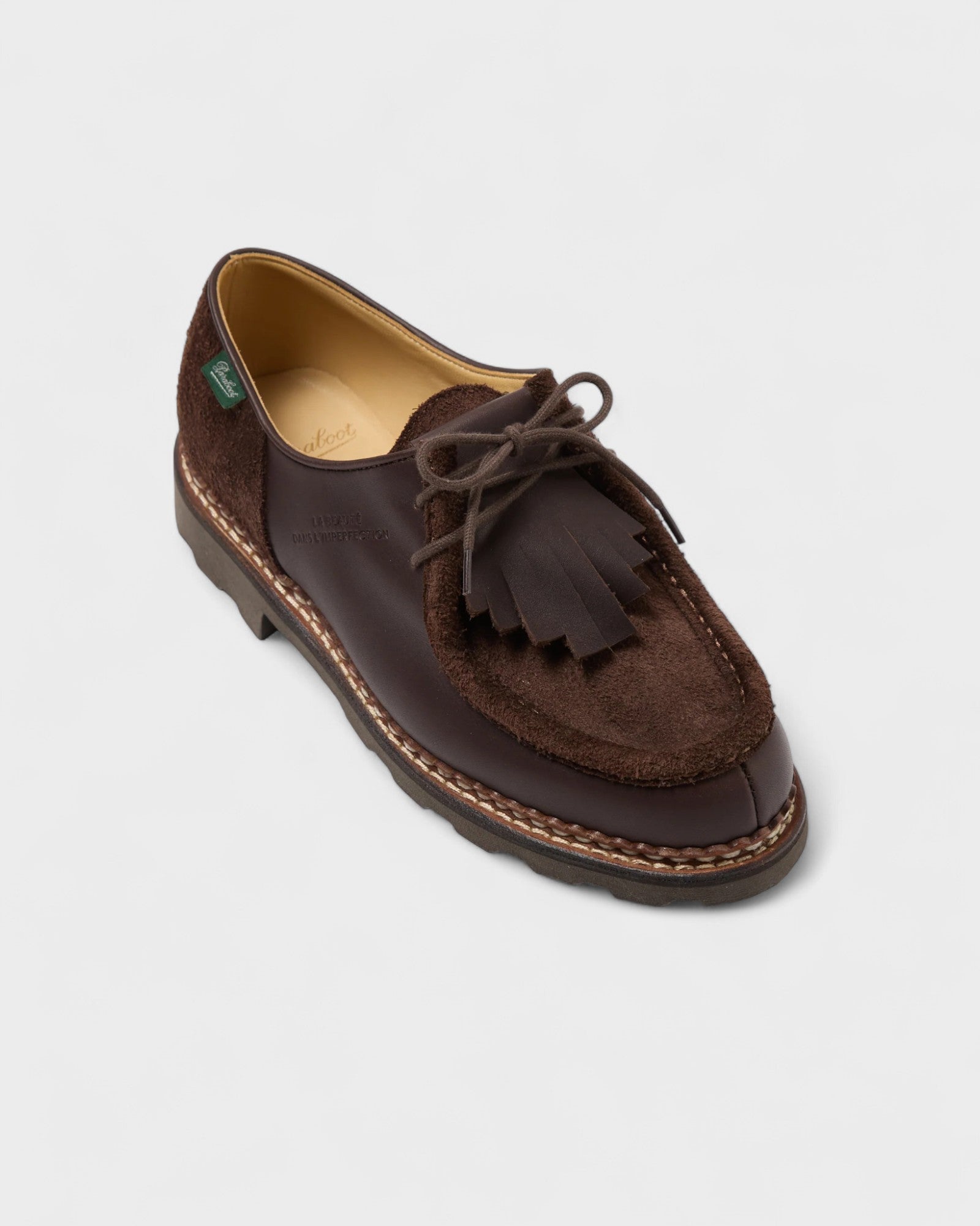 Paraboot x Universal Works Michael in Brown Leather/Suede - Drapeur
