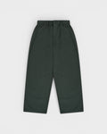 Pintuck Wide Chino Pants Dark Green