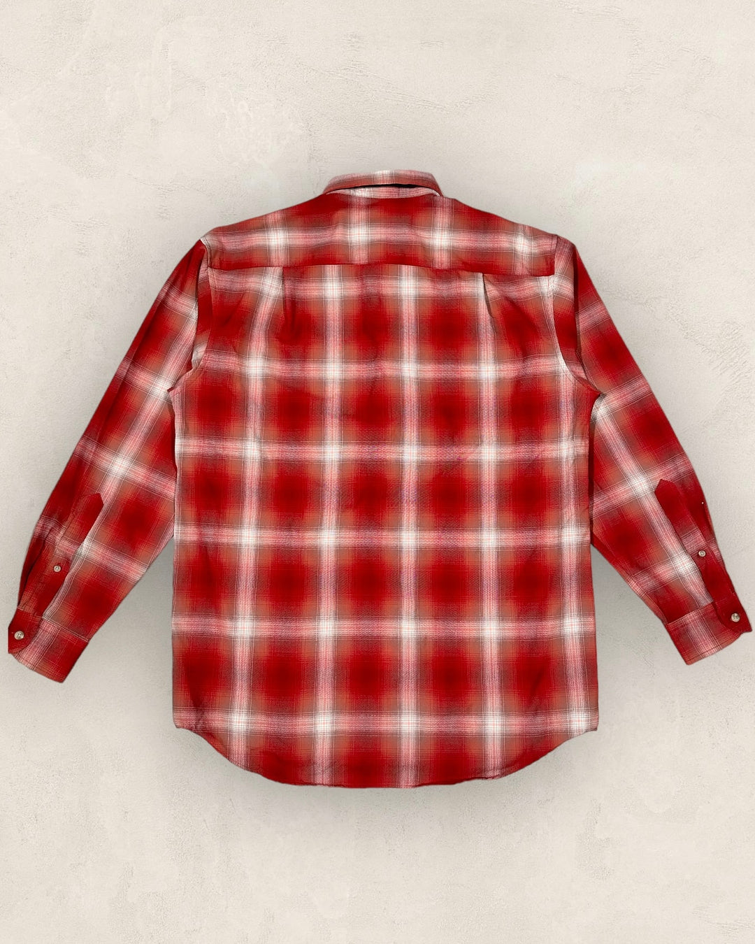 Camisa de lana Pendelton tartán vintage - Talla L/XL