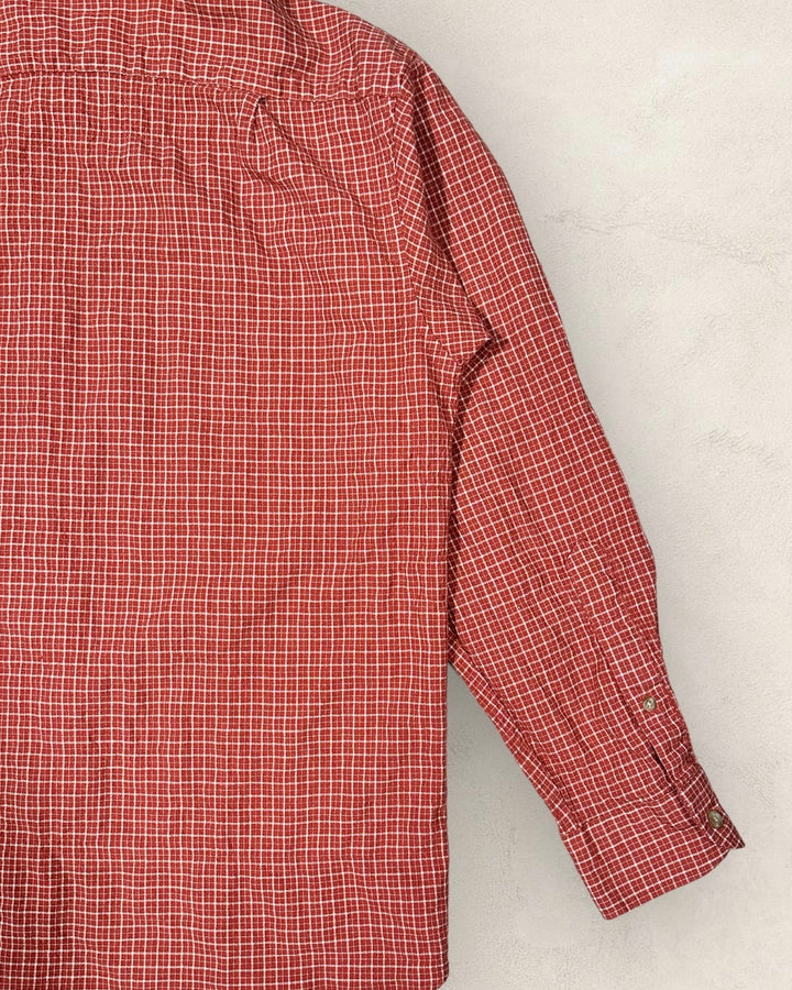 Camisa de lana Pendelton vintage ladrillo - Talla M/L