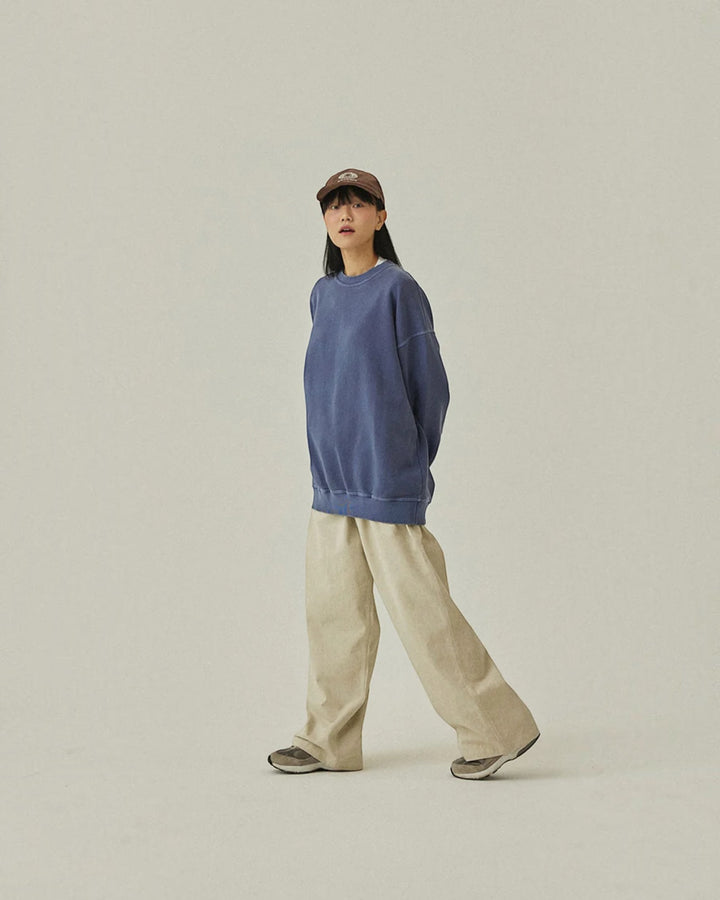 Pigment Sweat Shirt Vintage Navy
