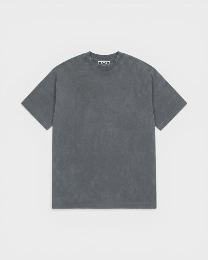 Relaxed Tee Blank Grey Washed