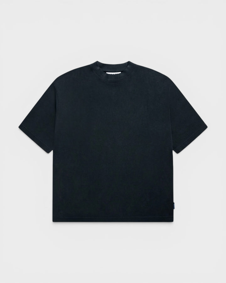 Heavy Oversize Tee Black Washed