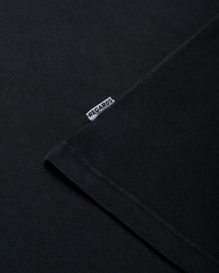 Heavy Oversize Tee Black Washed
