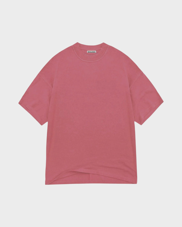 Heavy Oversize Tee Faded Pink
