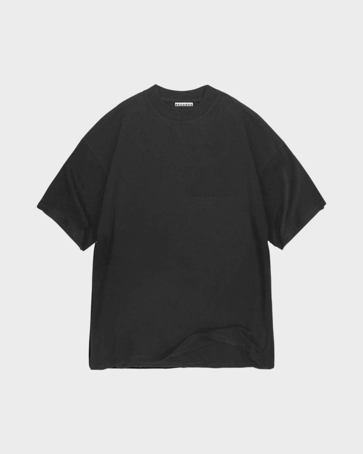 Heavy Oversize Tee Black Washed