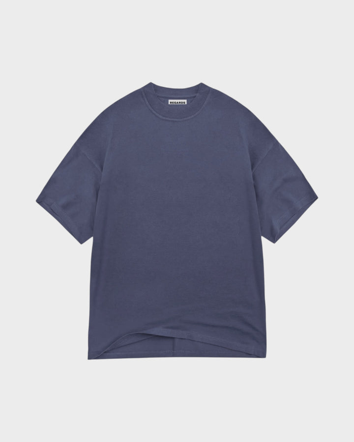 Heavy Oversize Tee Purple Washed