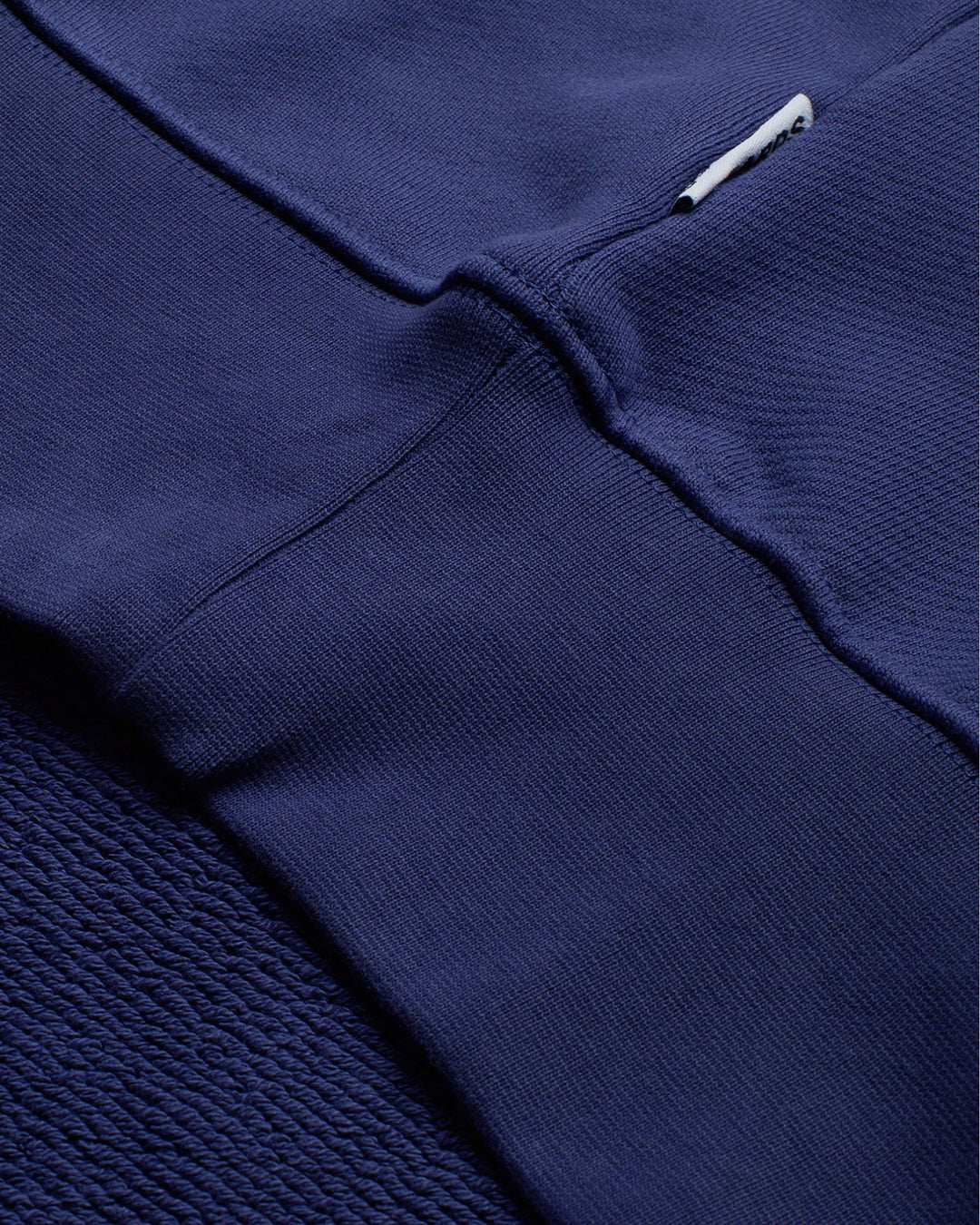 Relaxed Loopback Hoodie Blank Purple Washed