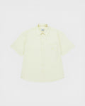Relaxed Seersucker Half Shirt Vanilla