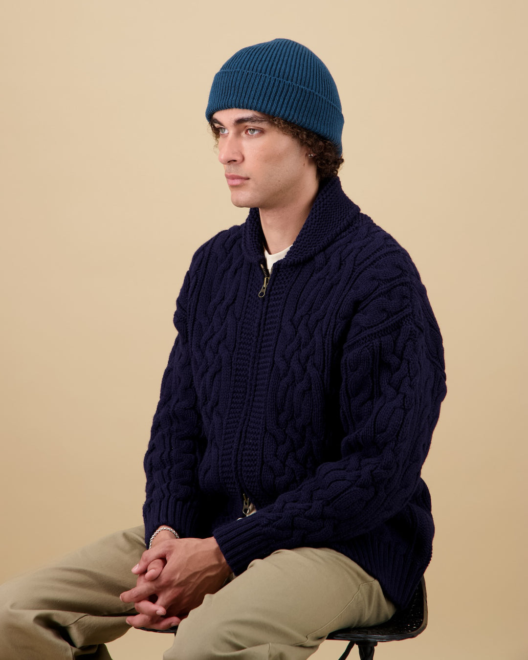 Bonnet Ara Bleu Pétrole