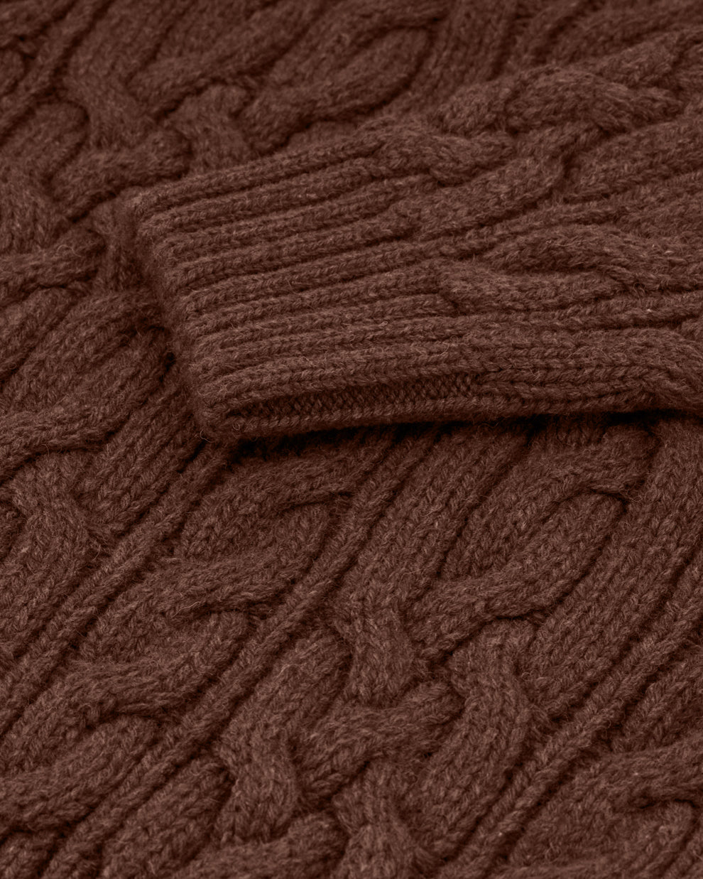 Pull Ohannes Col Rond Marron