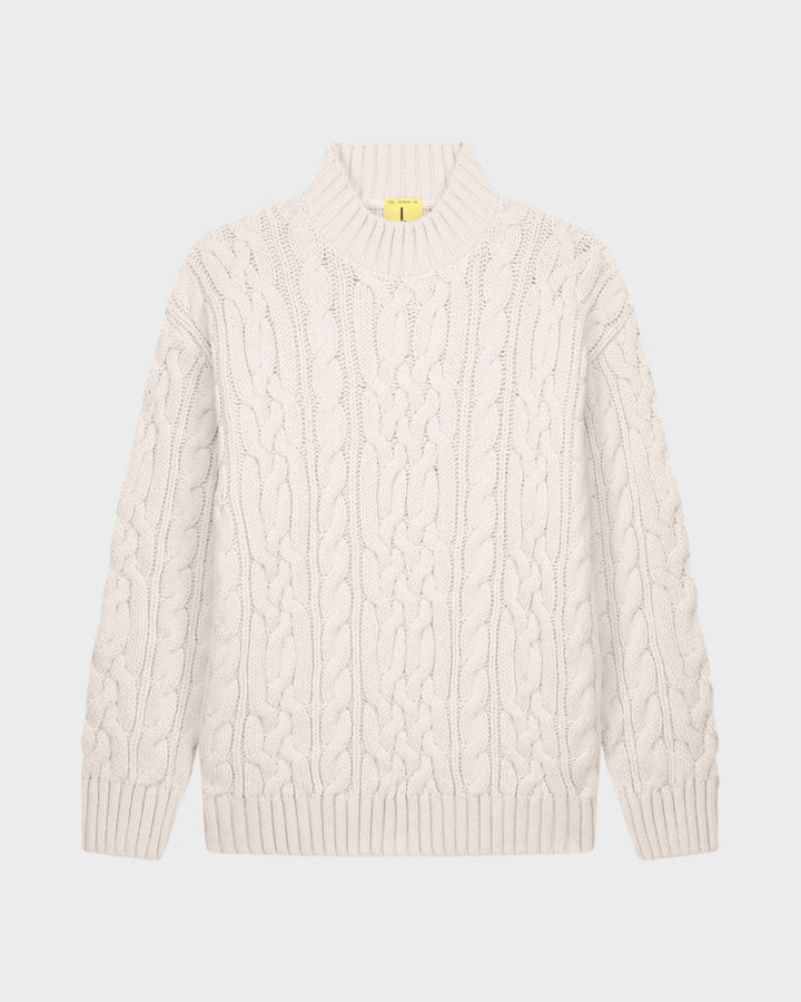 Pull Ohannes Col Rond Ecru