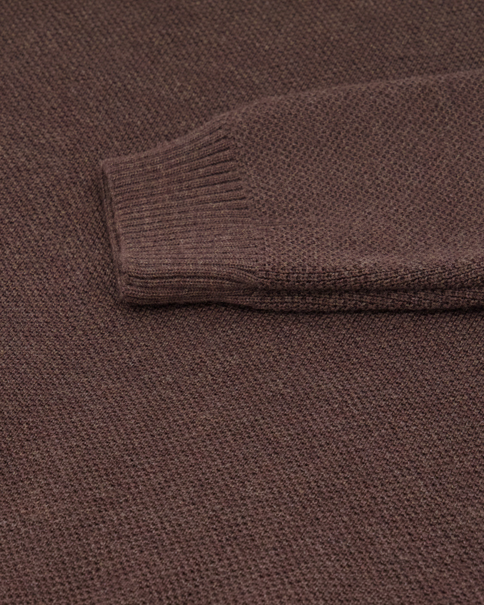 Pull Youri Col Rond Marron