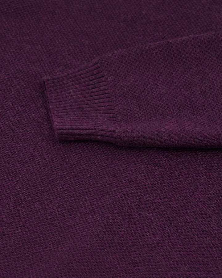 Pull Youri Col Camionneur Prune