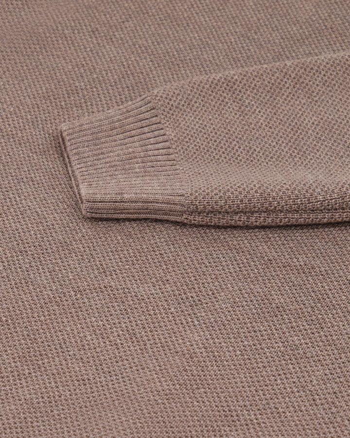 Pull Youri Col Camionneur Taupe