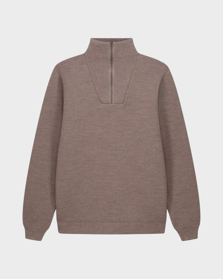 Pull Youri Col Camionneur Taupe