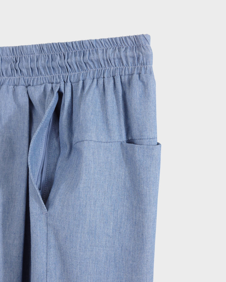 Smart Pants Cotton Light Indigo