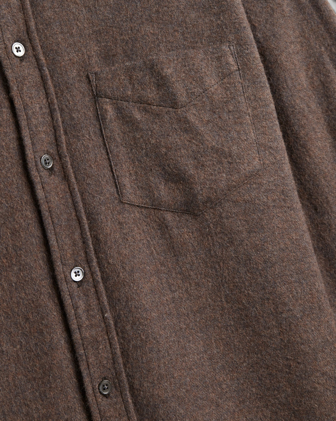 Suavis Flannel Shirt Brown