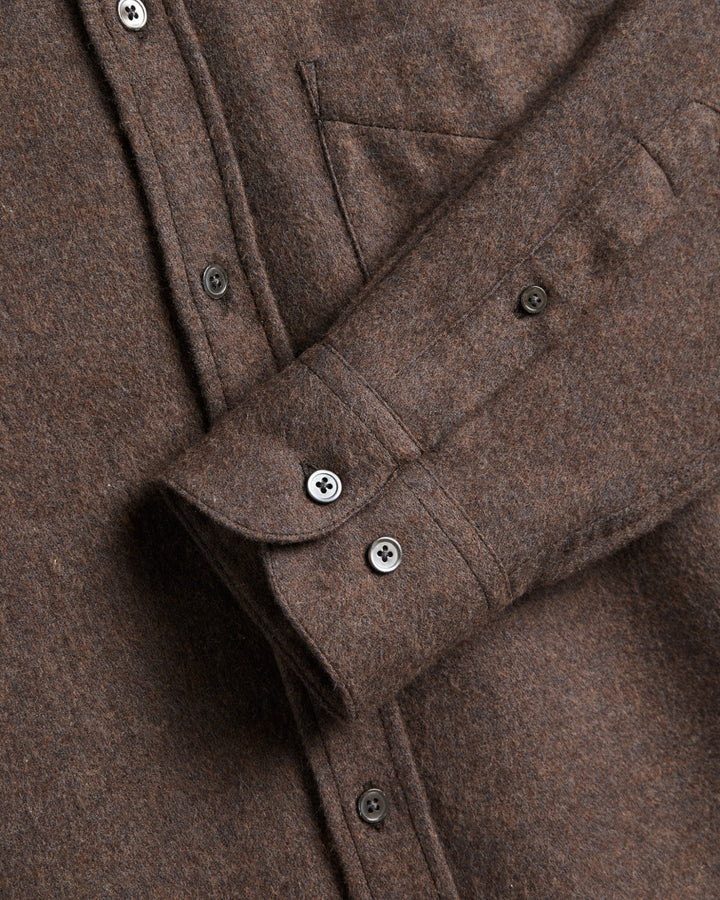 Suavis Flannel Shirt Brown