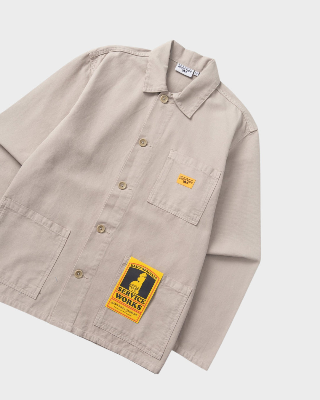 Canvas Chore Shirt Stone