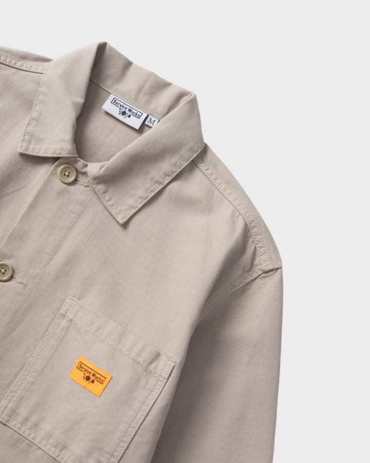 Canvas Chore Shirt Stone