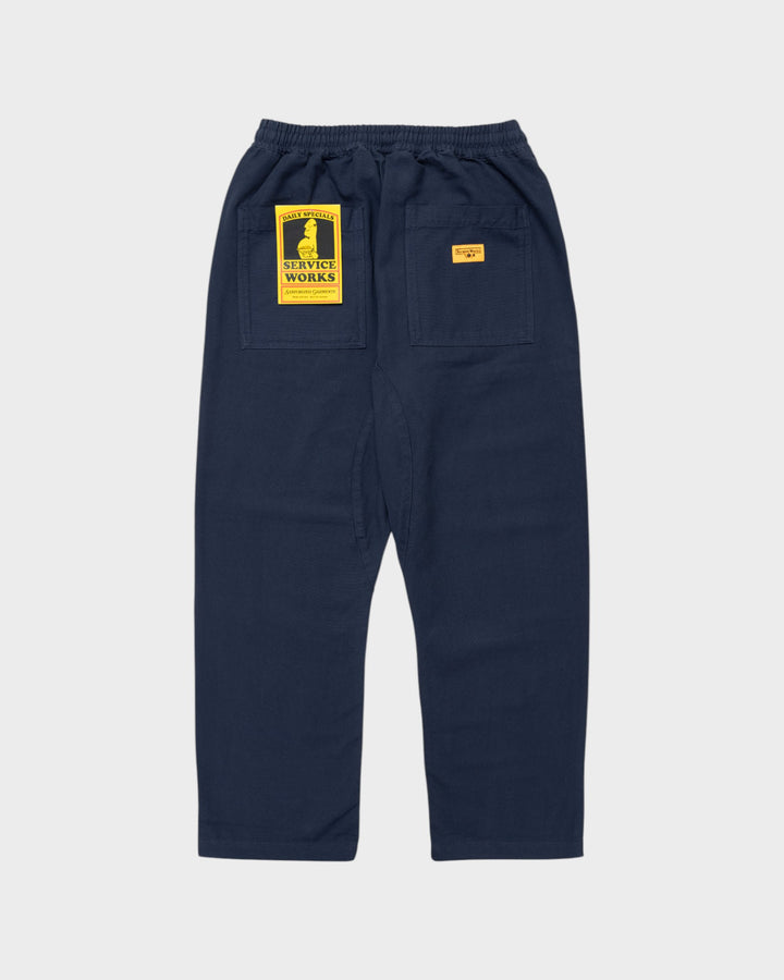 Canvas Chef Pants Dark Navy