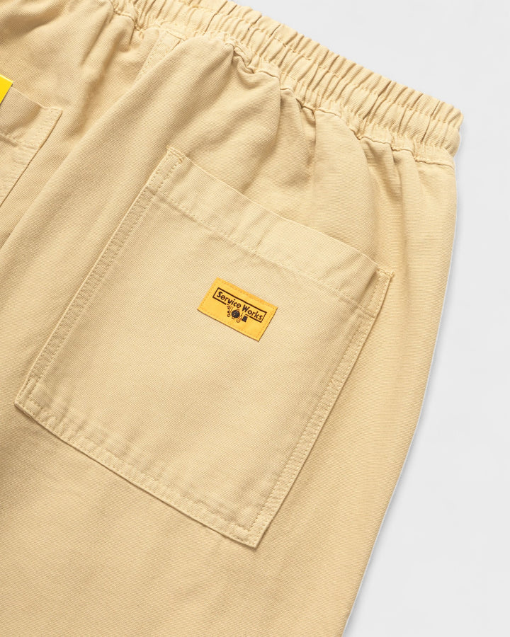 Canvas Chef Pants Pale Khaki