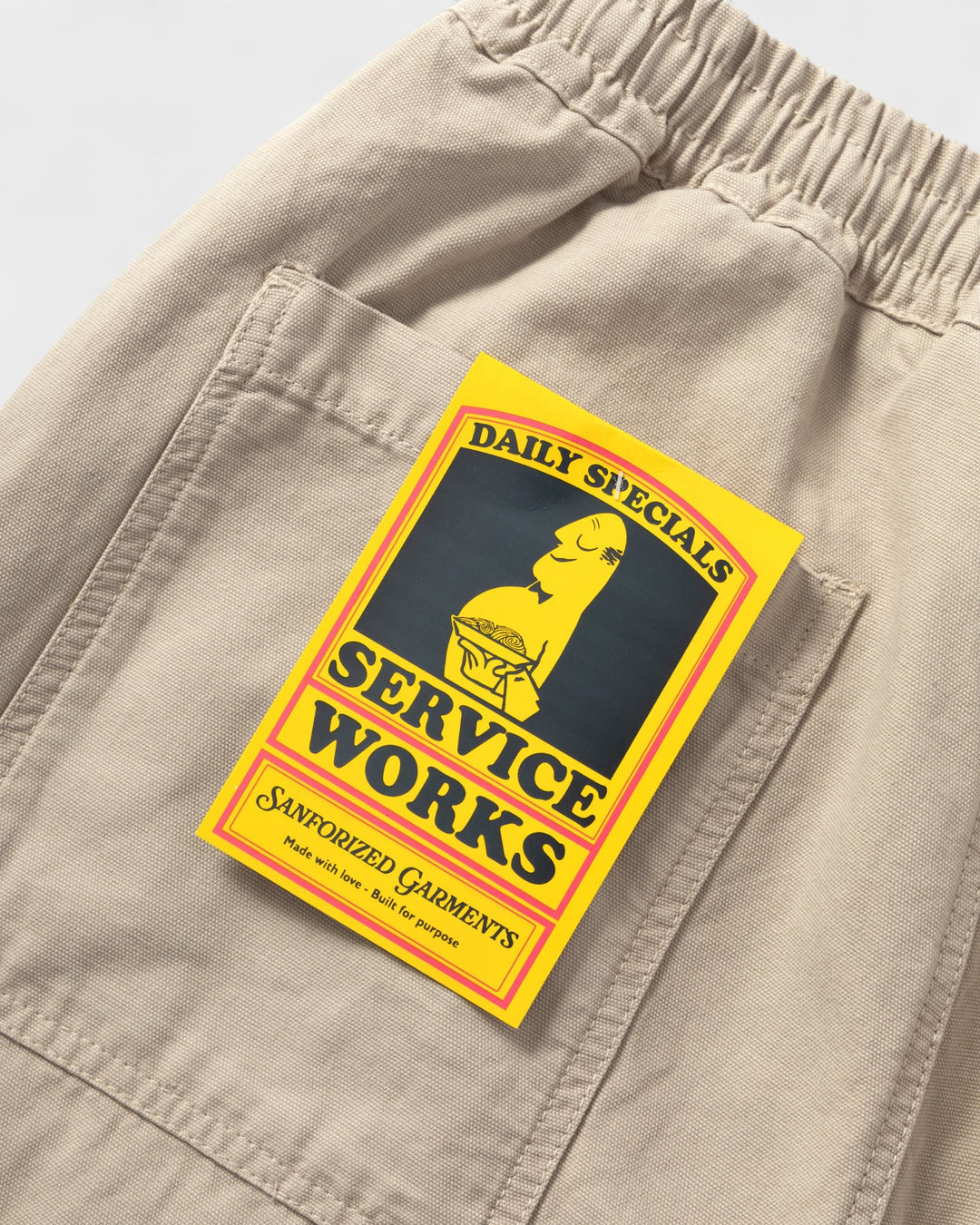 Canvas Chef Pants Stone