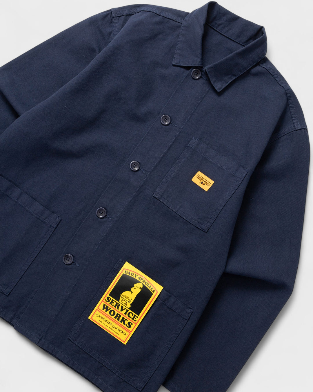 Canvas Chore Shirt Dark Navy