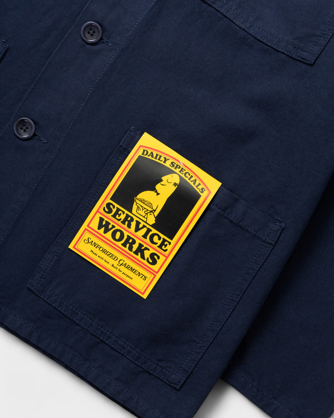 Canvas Chore Shirt Dark Navy