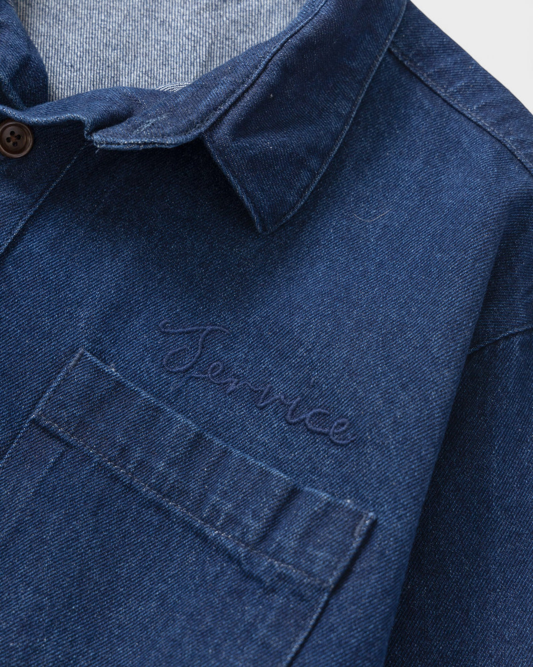 Denim Script Popover One Wash