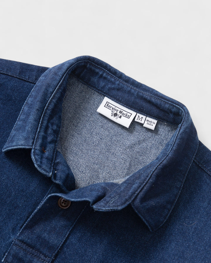 Denim Script Popover One Wash