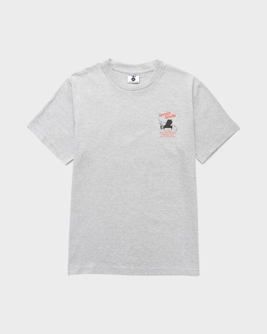 Bar Kitchen Tee Heather Grey