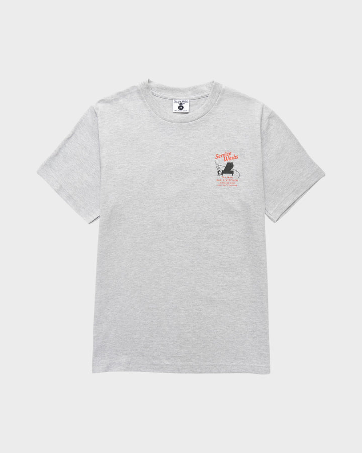 Bar Kitchen Tee Heather Grey