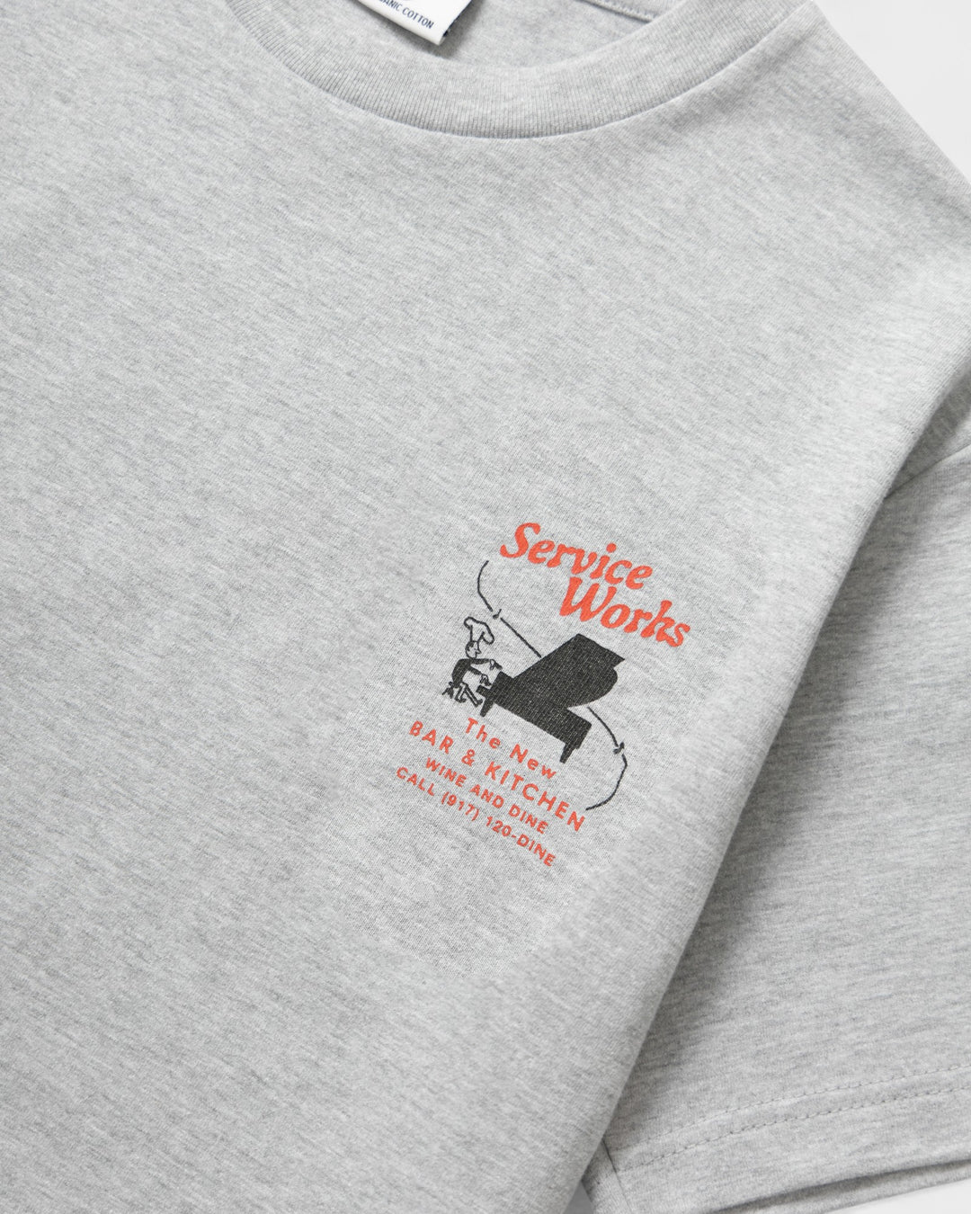 Bar Kitchen Tee Heather Grey