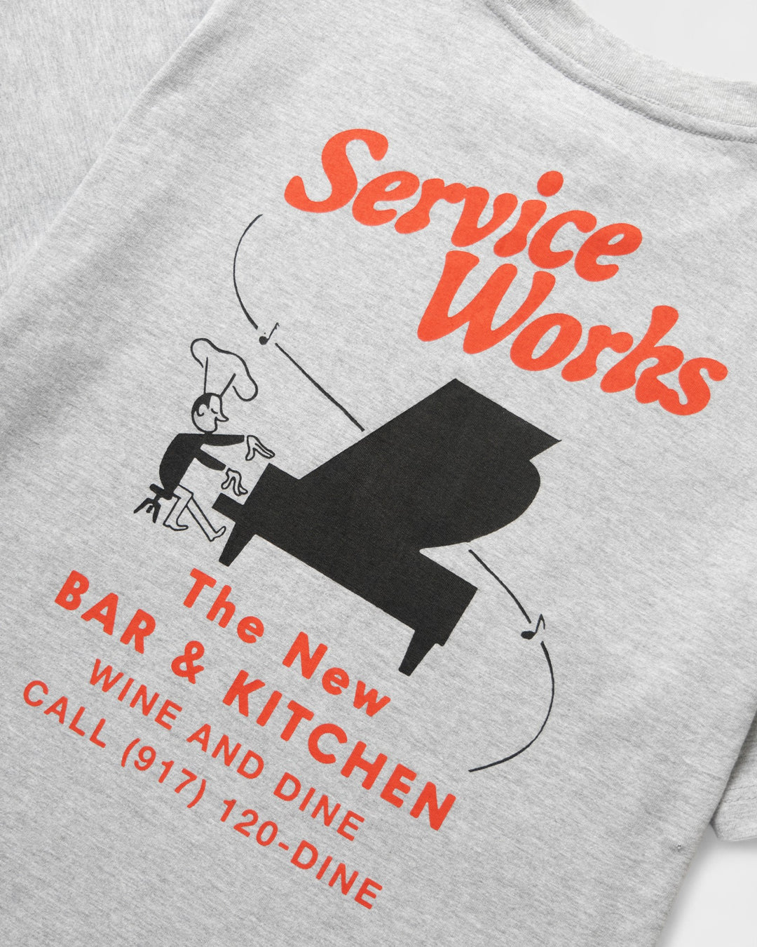 Bar Kitchen Tee Heather Grey