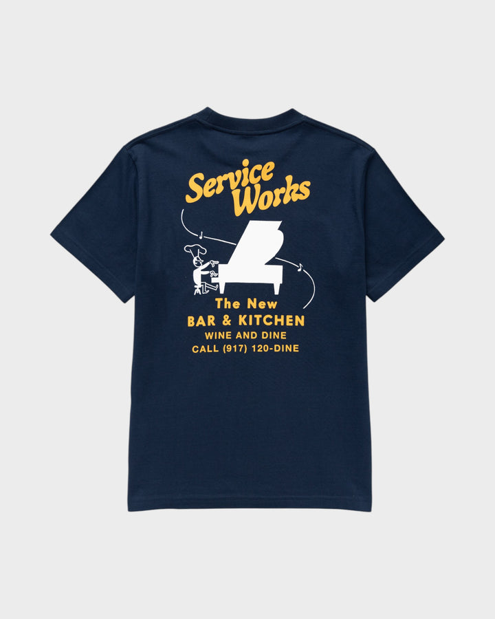 Bar Kitchen Tee Navy
