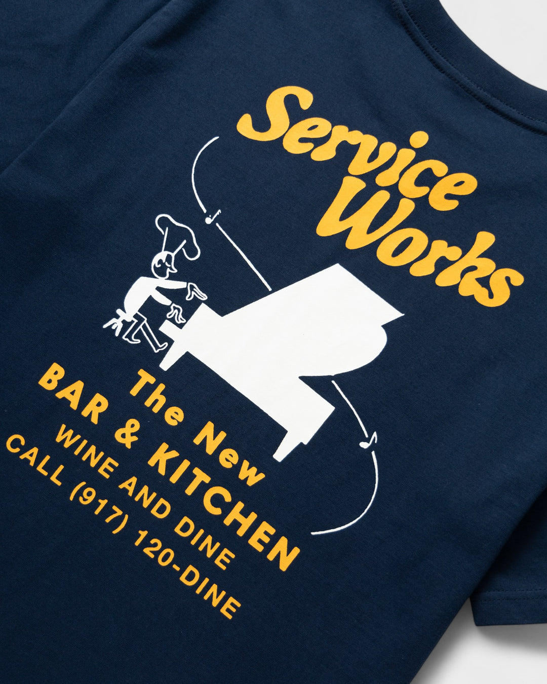 Bar Kitchen Tee Navy