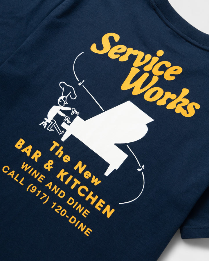 Bar Kitchen Tee Navy
