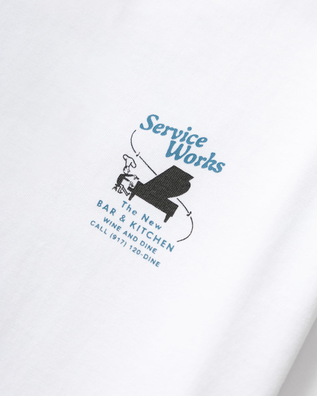 Bar Kitchen Tee White