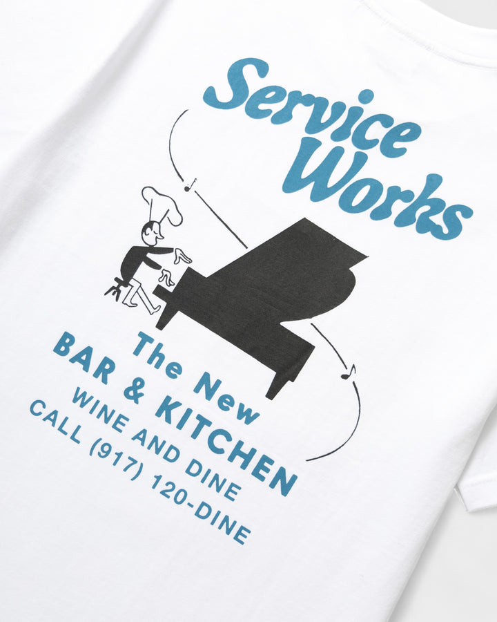 Bar Kitchen Tee White