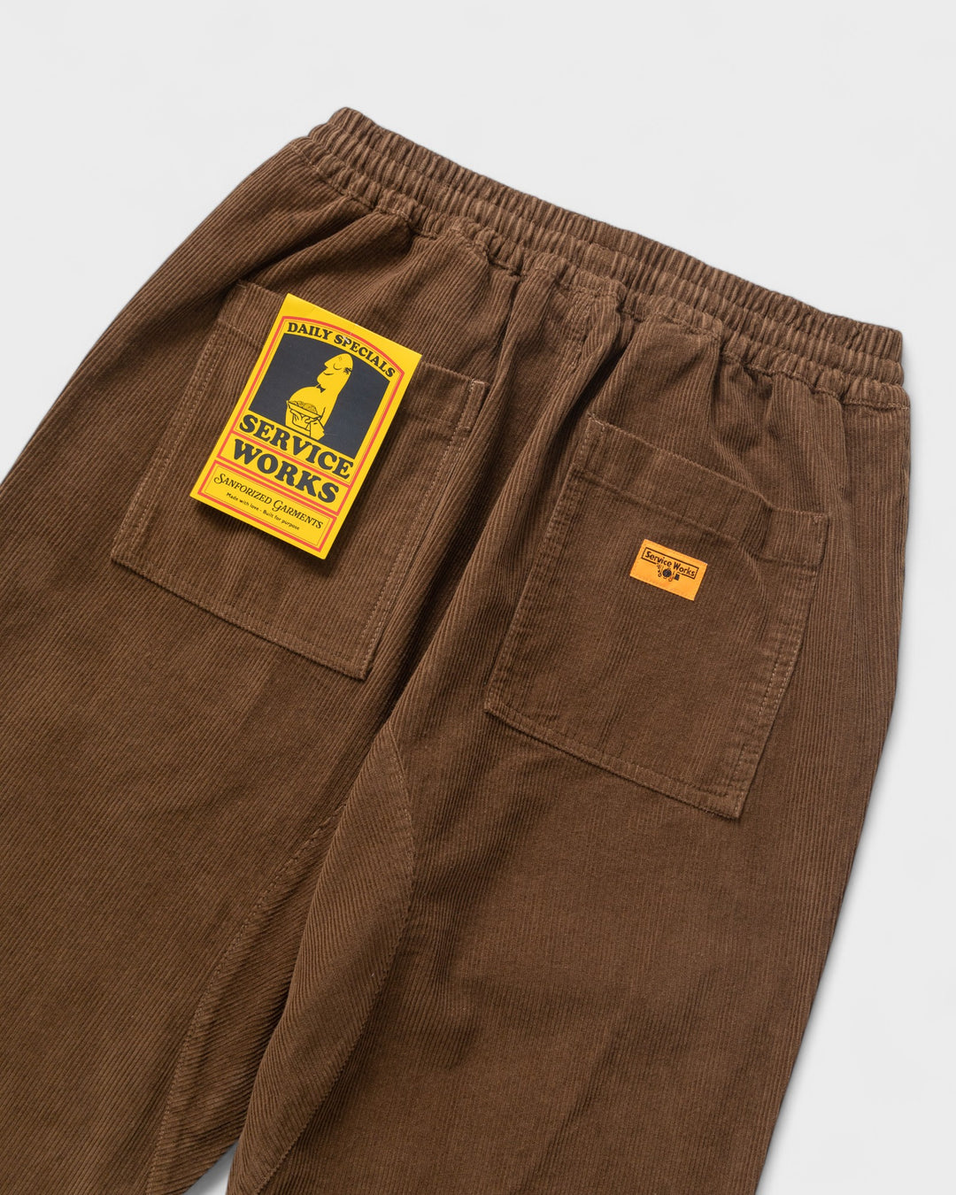 Corduroy Chef Pant Bark
