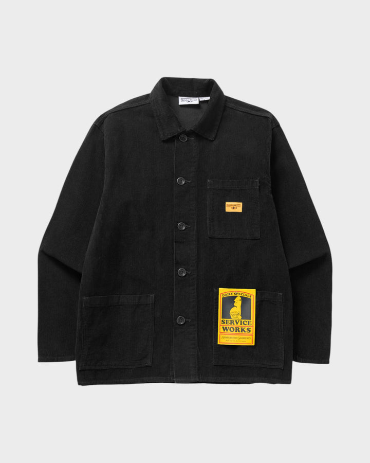 Corduroy Chore Jacket Black