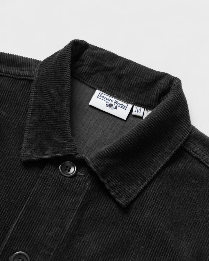 Corduroy Chore Jacket Black