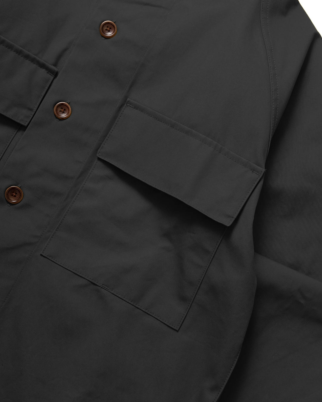Waxed Cotton Allotment Parka Black