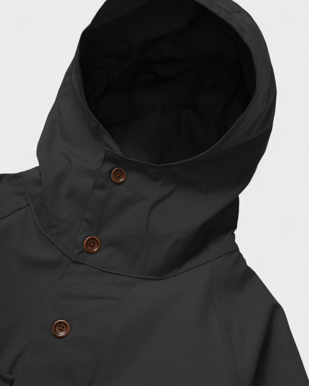 Waxed Cotton Allotment Parka Black