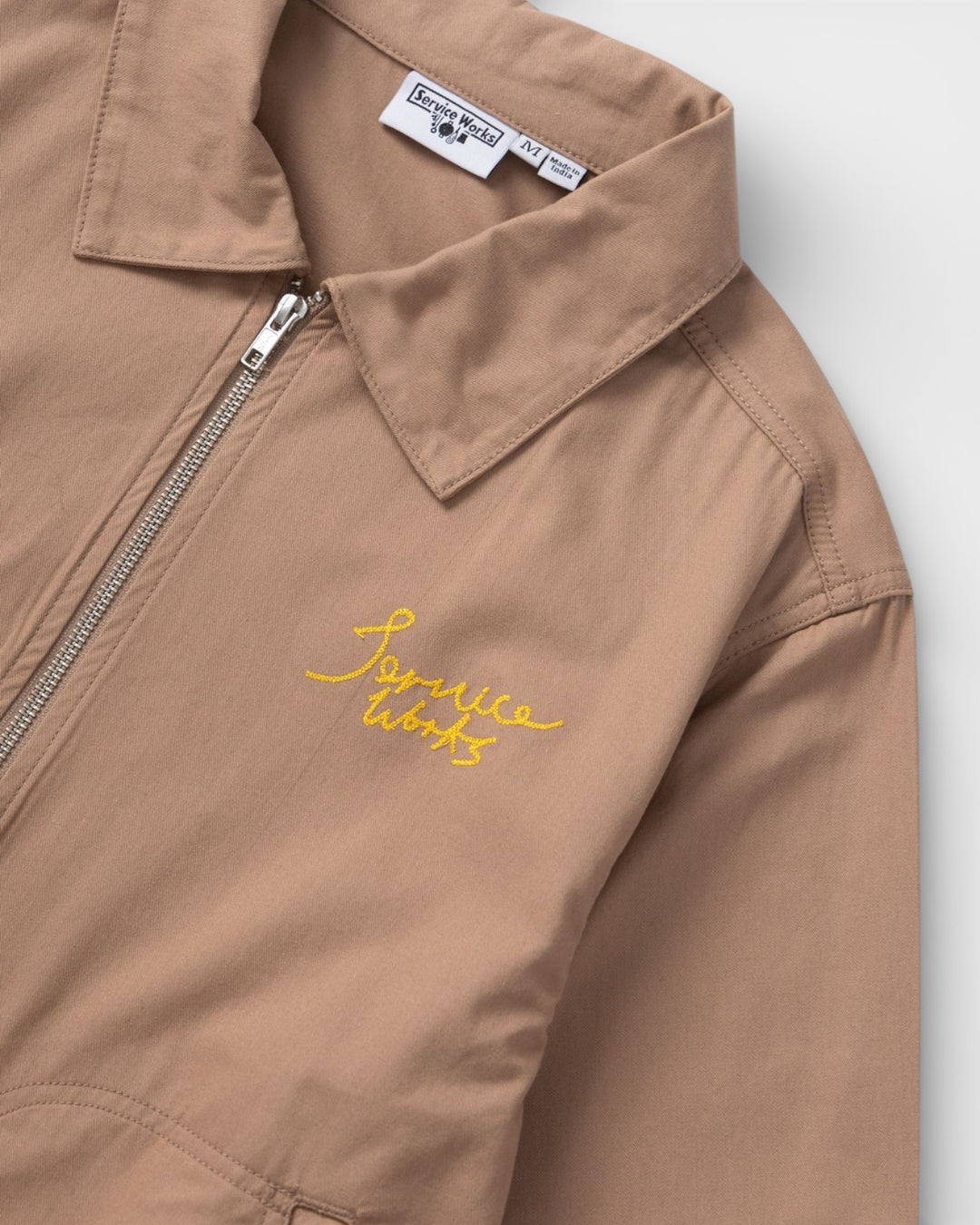 Twill Work Jacket Mushroom