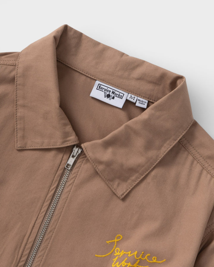 Twill Work Jacket Mushroom