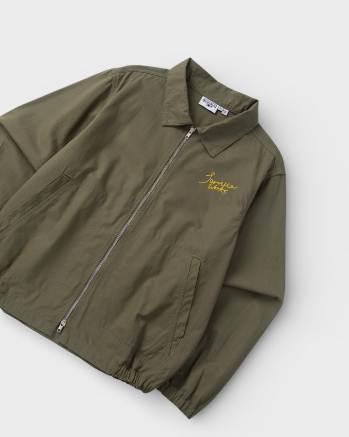 Twill Work Jacket Olive